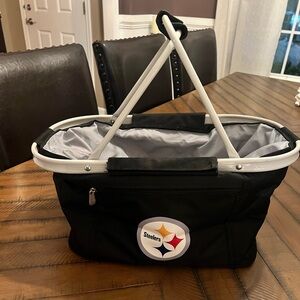 Picnic Time Pittsburgh Steelers Metro Basket Collapsible Cooler Tote